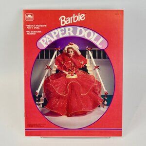 Golden Barbie Paper Doll 1502-4 1993 Uncut